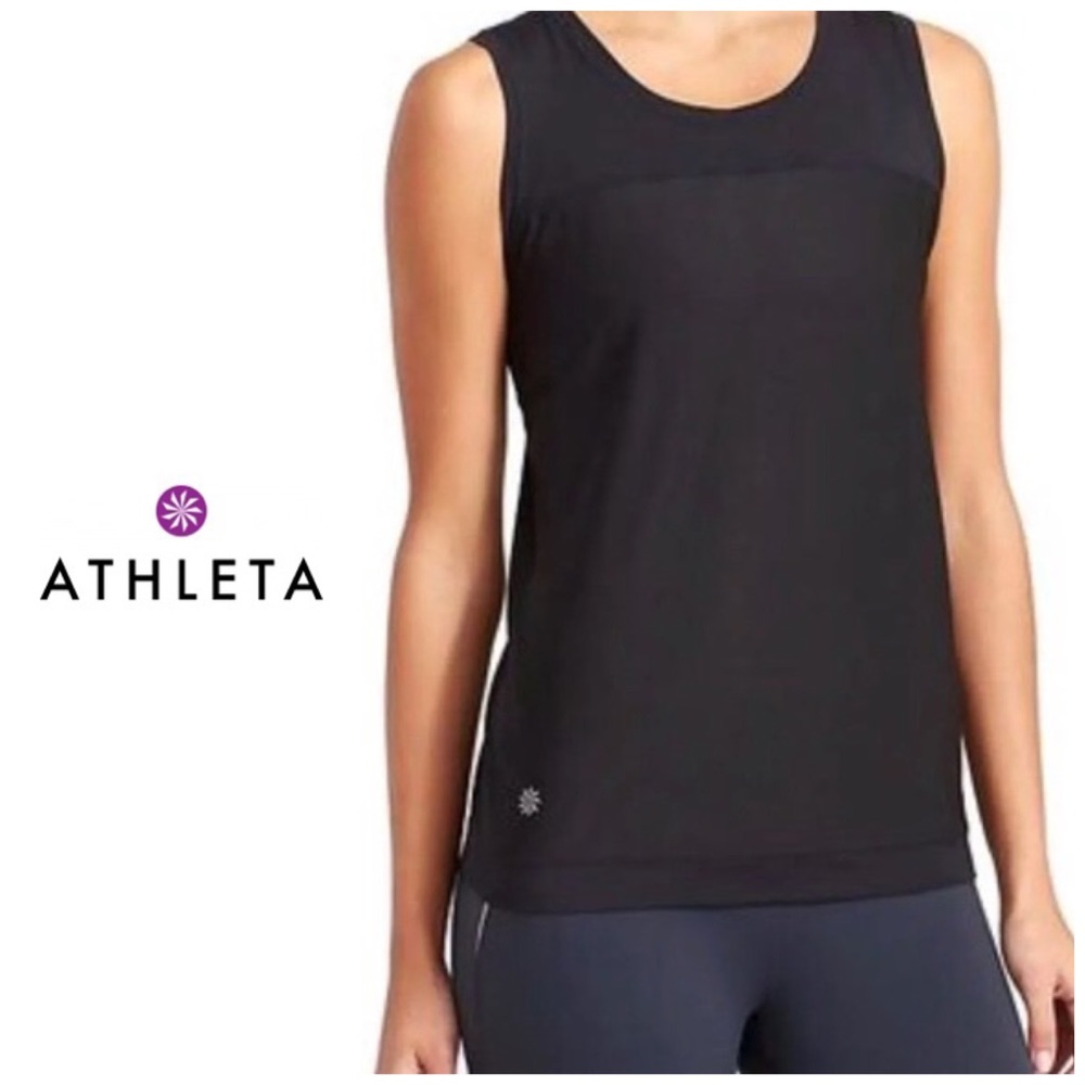 Athleta Mobilize mesh tank